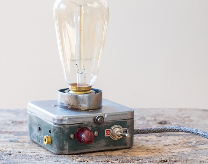 Lampe American GI // Atelier WATT? lampes artisanales et déjantés