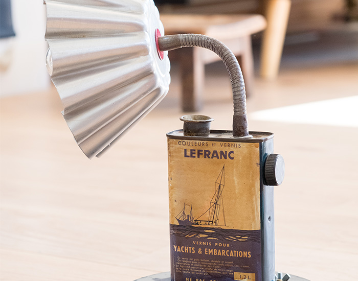 Lampe Lefranc // Atelier WATT? lampes artisanales et déjantés